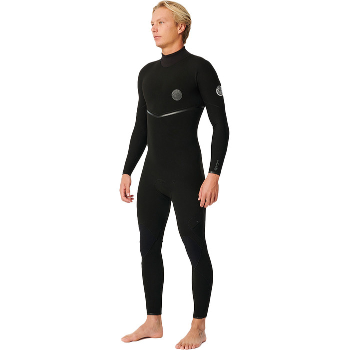 2024 Rip Curl Mens E-Bomb 4/3mm Back Zip Wetsuit 152MFS - Black